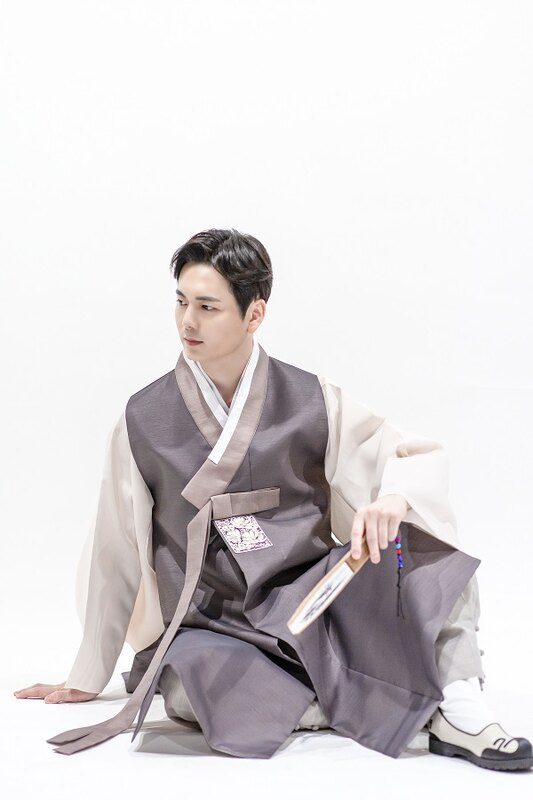 회보라 전복 신랑한복