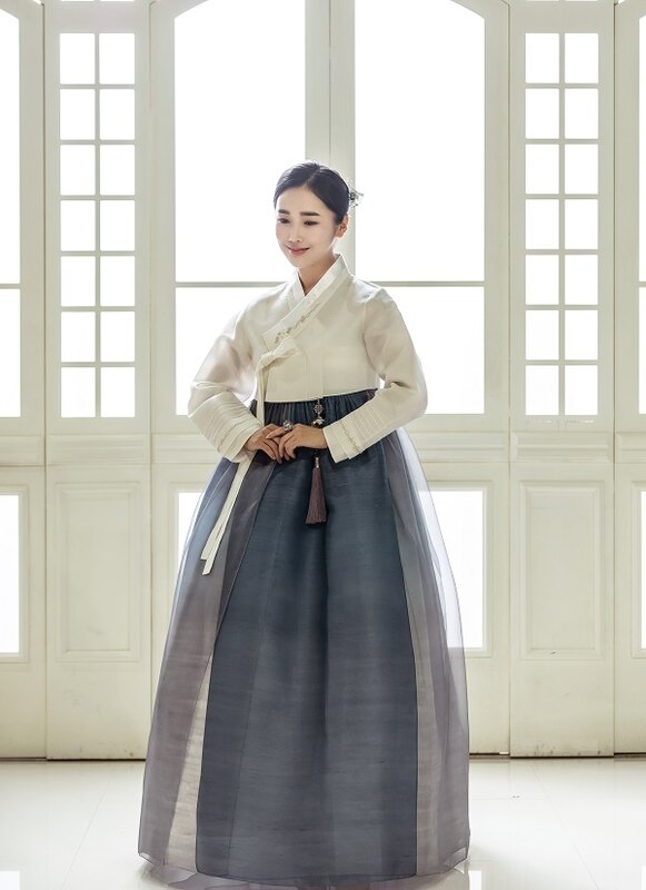 먹빛 치마 혼주한복